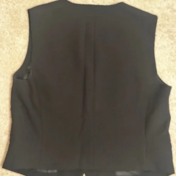 Zara Elegant Black Vest - Large - Picture 3 of 3